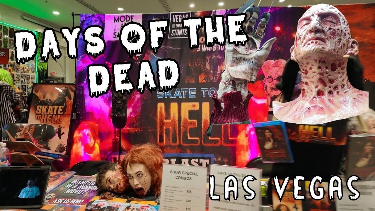 Las Vegas Horror Convention DAYS OF THE DEAD At The Plaza - Celebs, Movie Props, Merch & More