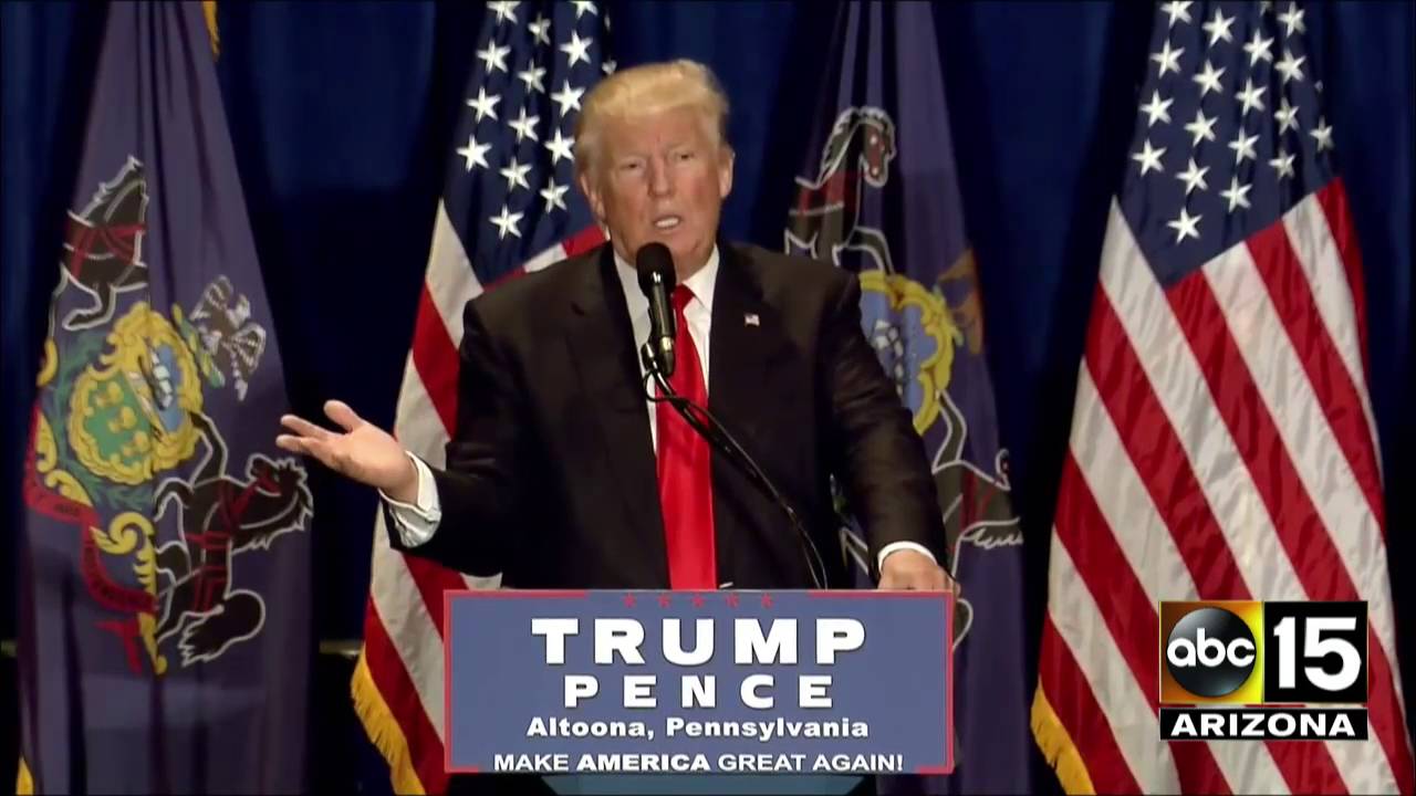 Donald Trump: TIPPE TOP! TIPPE TOP! Altoona, PA