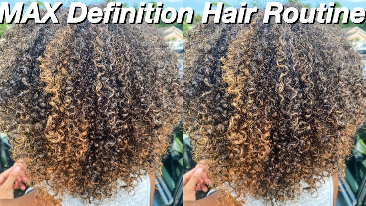 Defining Curly Hair Routine | restoring damaged 3c/4a natural hair