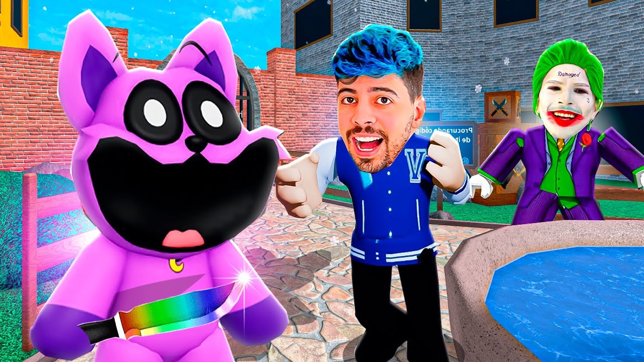 JOGUEI O MURDER MISTERY 2 COM o CATNAP E OS VILÕES E ME DEI MUITO MAL!! (MURDER MISTERY 2 ROBLOX)