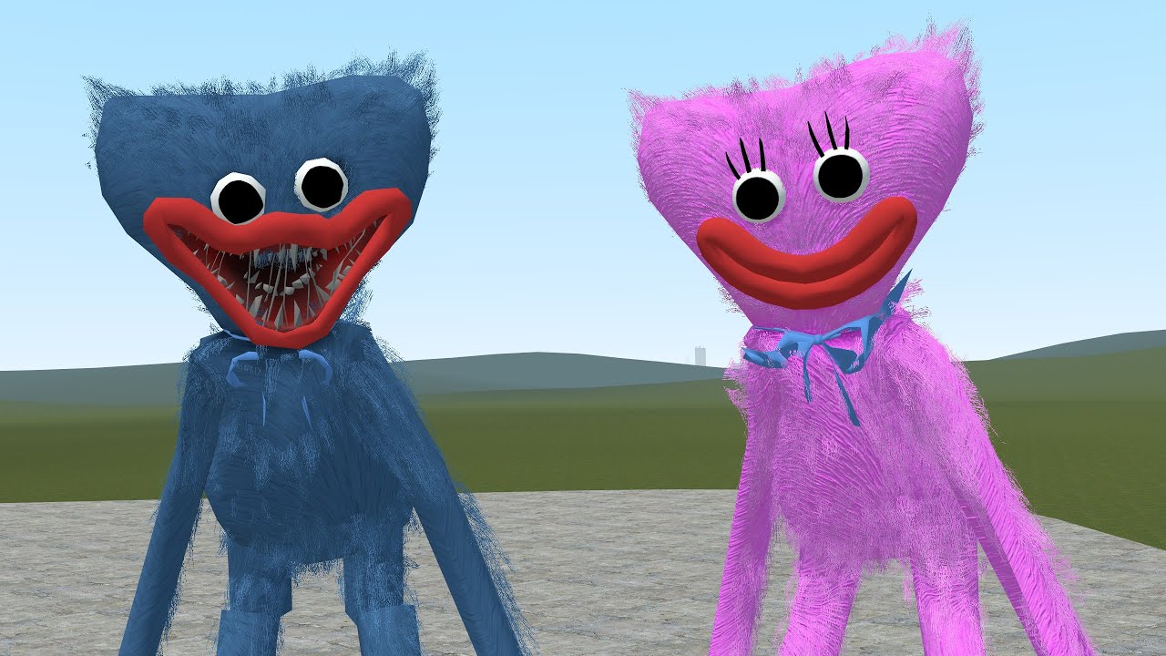 FEMALE HUGGY WUGGY VS TREVOR HENDERSON CREATURES!! Garry's Mod [Kissy Missy Poppy Playtime]