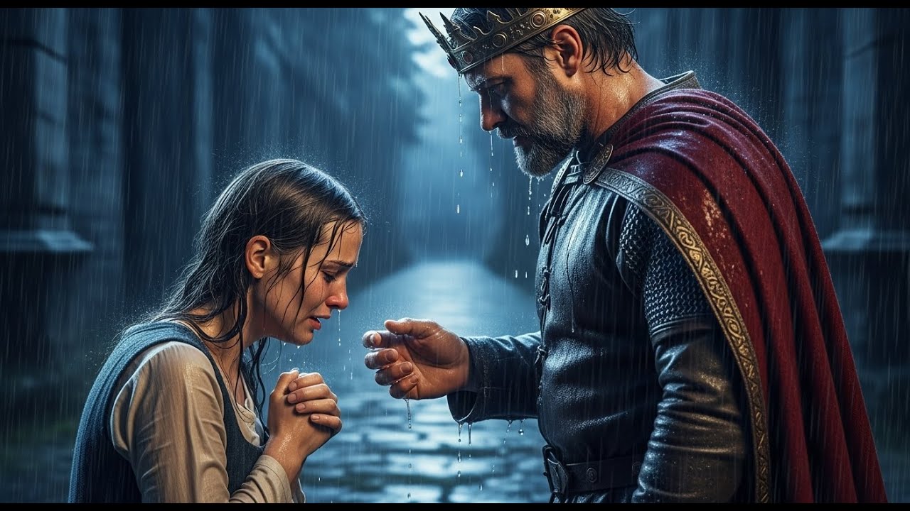 “The Alpha King Found Her Crying in the Rain — and Forgot His Crown.”