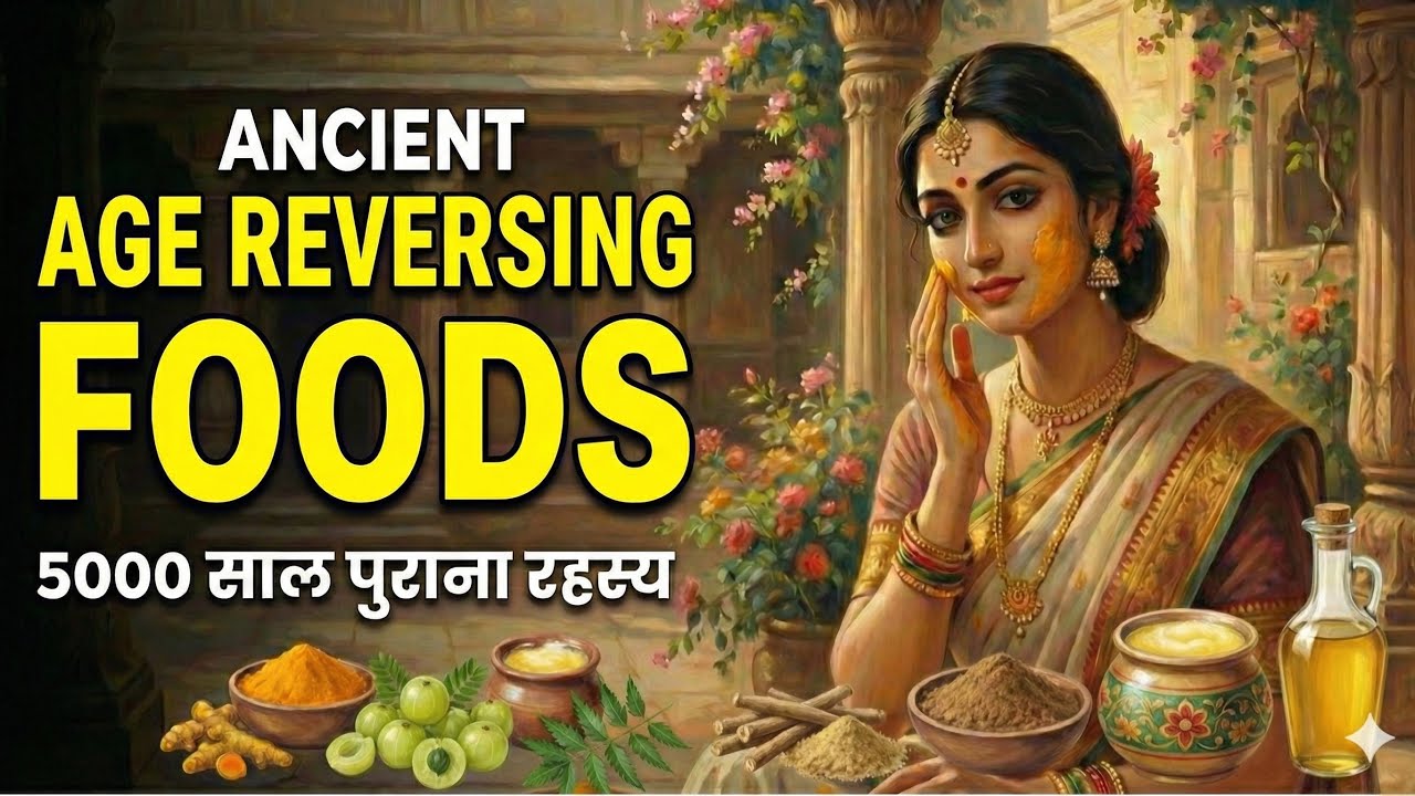 Ancient Indian Superfood for Anti-Aging 😳 | Ayurvedic Slow Aging Secret | 5000-Year-Old Indian Diet