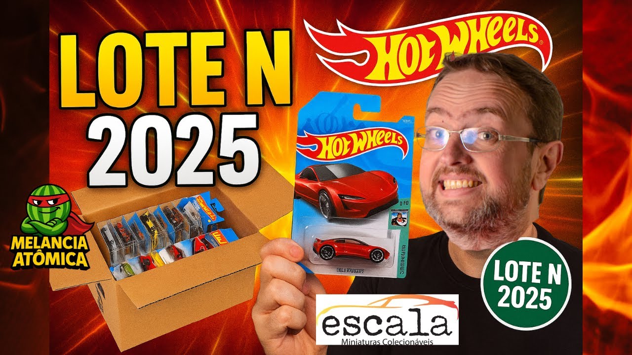 HOT WHEELS 2025 Lote N &ndash; Chegou ao Brasil! Veja os Destaques
