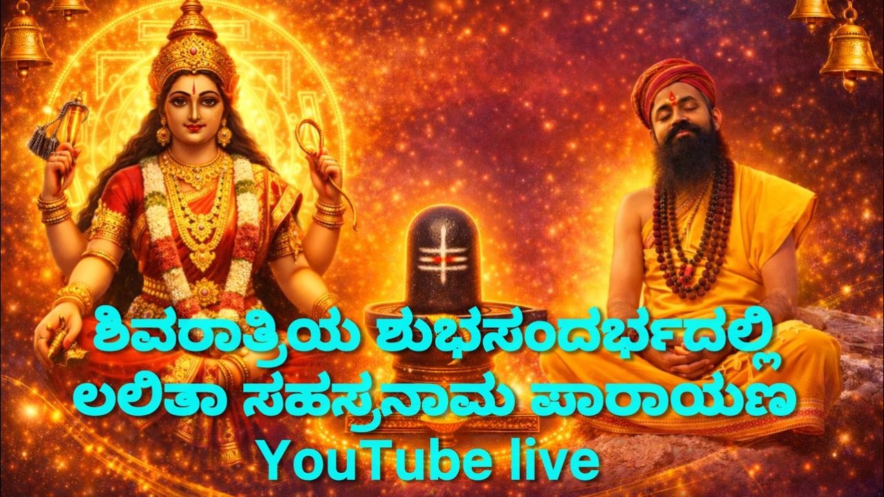 ಶಿವರಾತ್ರಿಯ ಶುಭ ಸಂದರ್ಭದಲ್ಲಿ ಶ್ರೀಚಕ್ರಪೂಜಾ ಲಳಿತಾಸಹಸ್ರನಾಮ ಸ್ತೋತ್ರ ಪಾರಾಯಣ