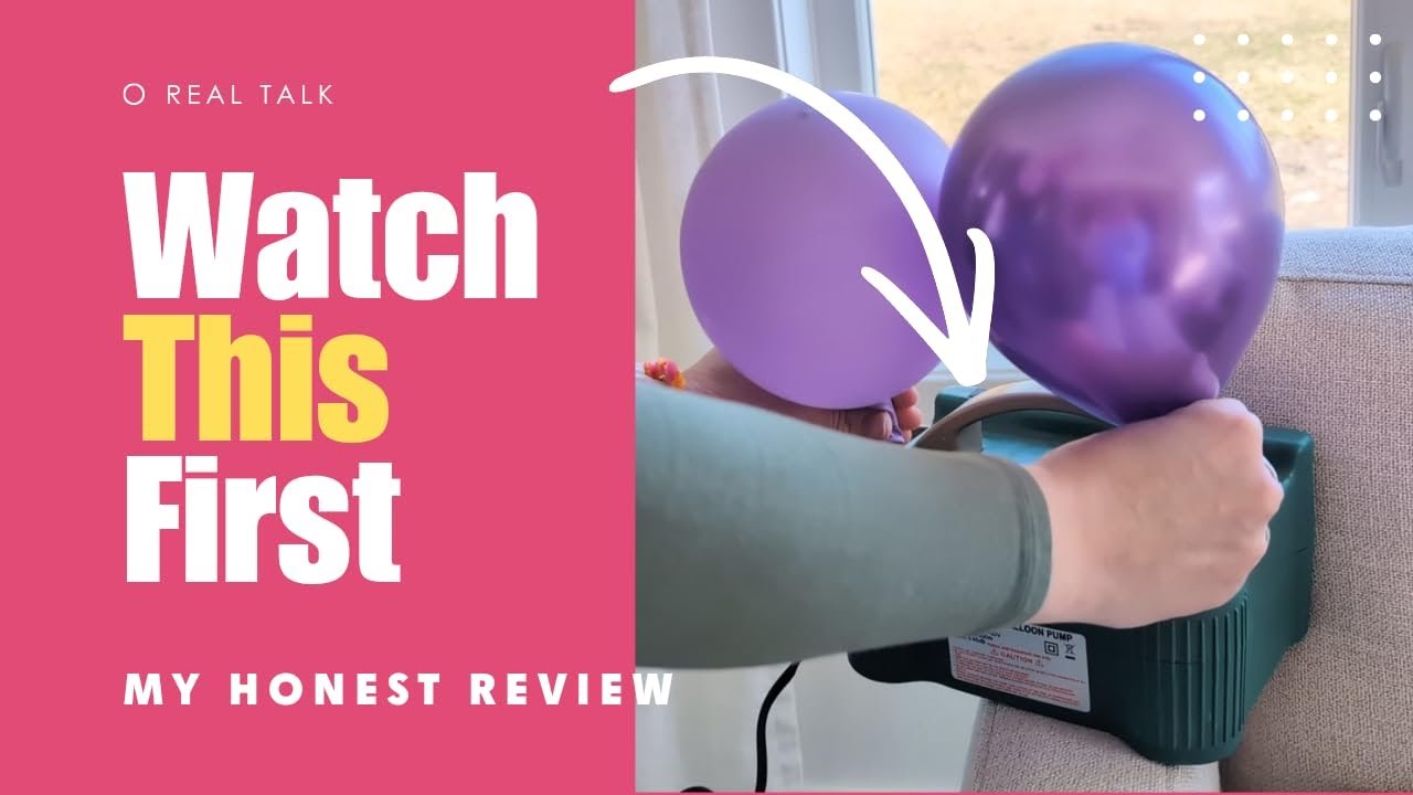 PartyWoo 110V 600W Electric Balloon Pump Overview | Worth It? #ad #amazoninfluencer