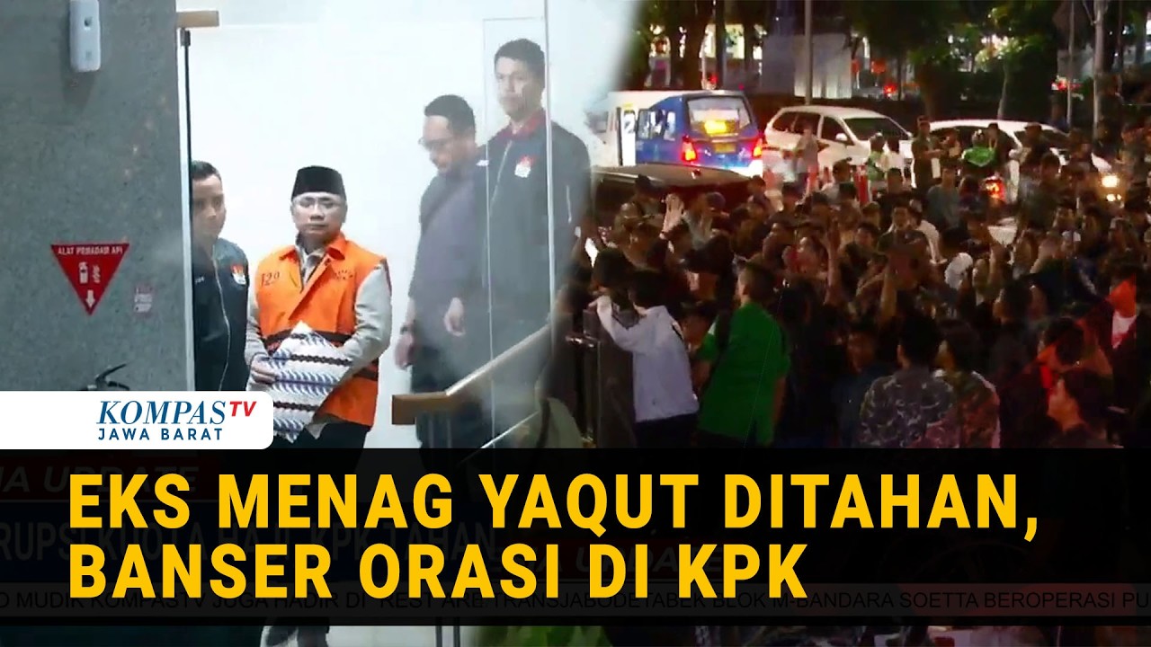 Banser Geruduk Gedung KPK Usai Yaqut Ditahan Kasus Kuota Haji