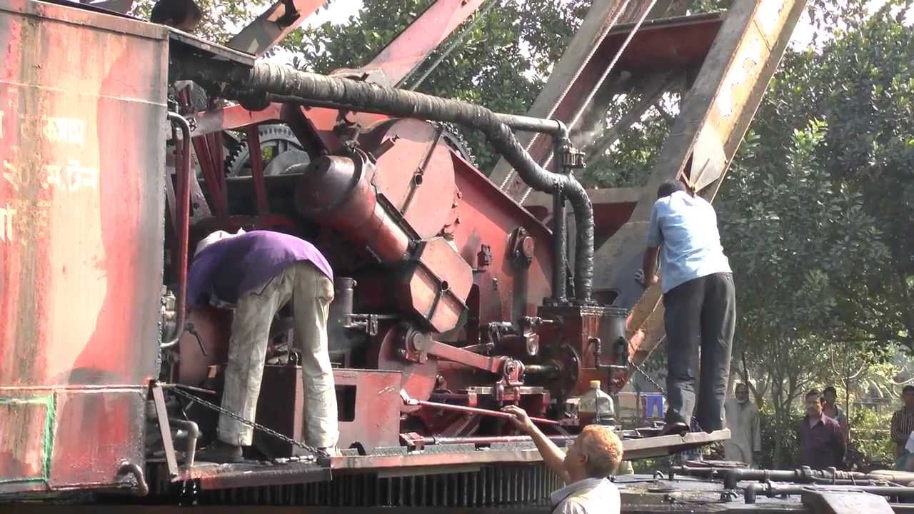 steam crane at Laksam shed, Bangladesh Railway