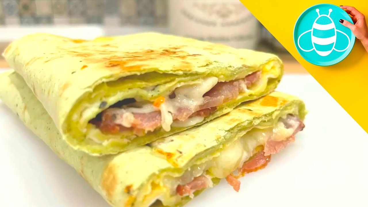 Невероятно вкусный завтрак! Вы будете готовить каждый день! Рецепт яичного рулета # 5
