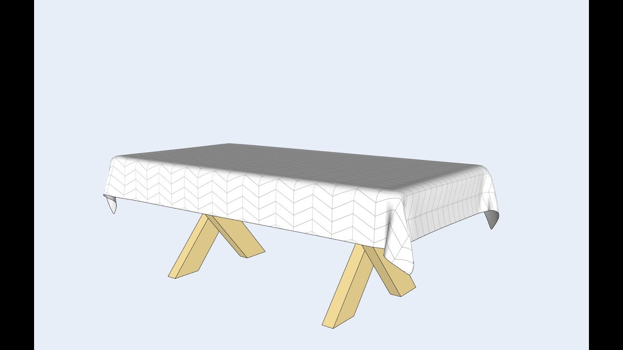 ClothWorks - Draping Picnic Table