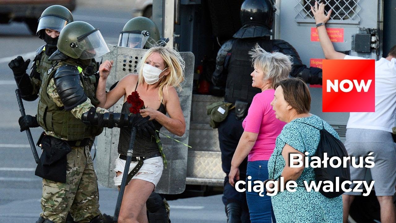 Brutalne starcia białoruskiej policji z protestującymi
