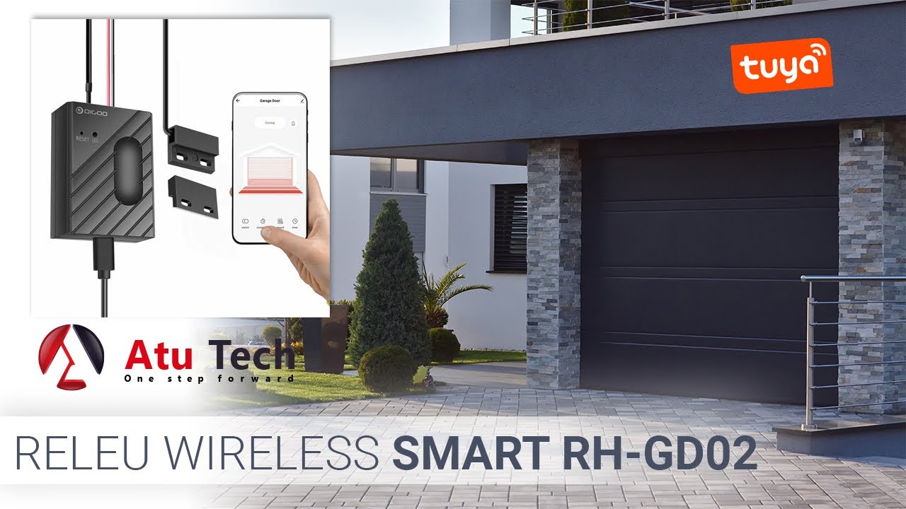 Releu wireless SMART cu deschidere automatizare din telefon Tuya RH-GD02