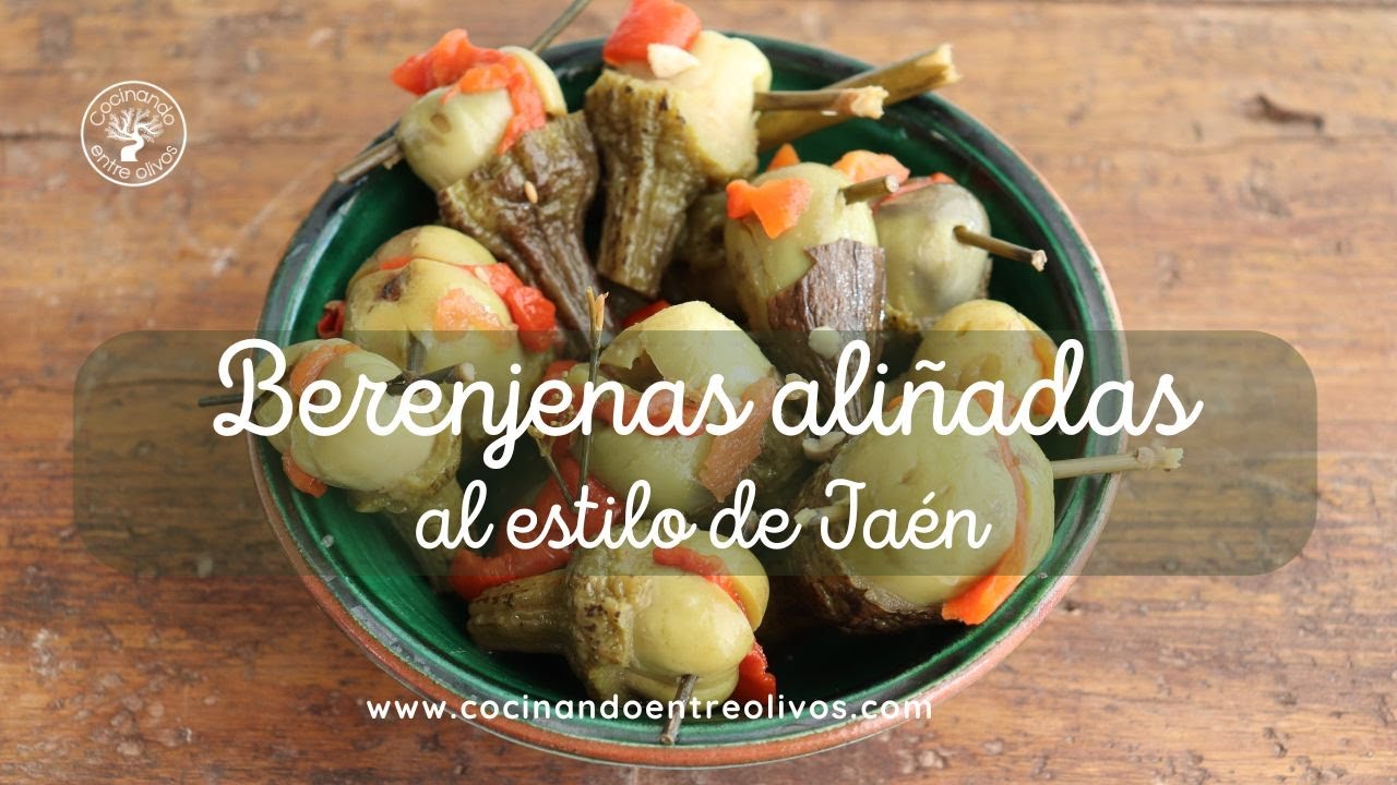 Berenjenas aliñadas al estilo de Jaén
