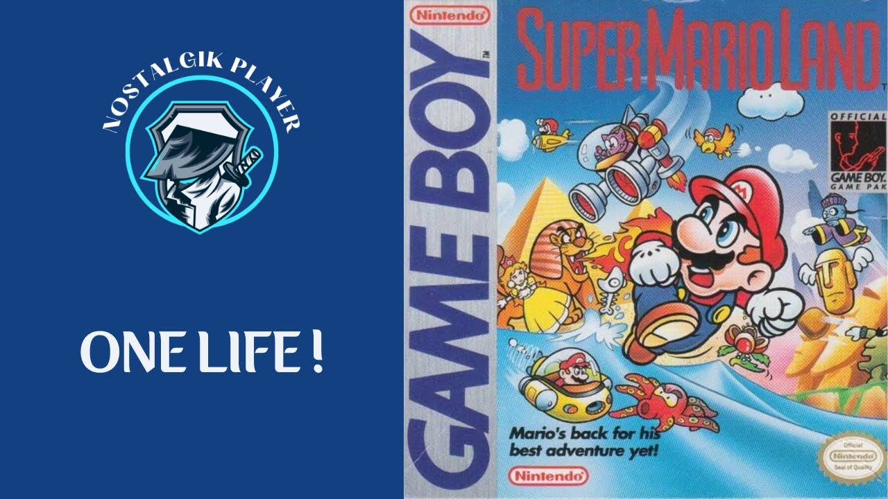 SUPER MARIO LAND  - Game Boy ( one life )