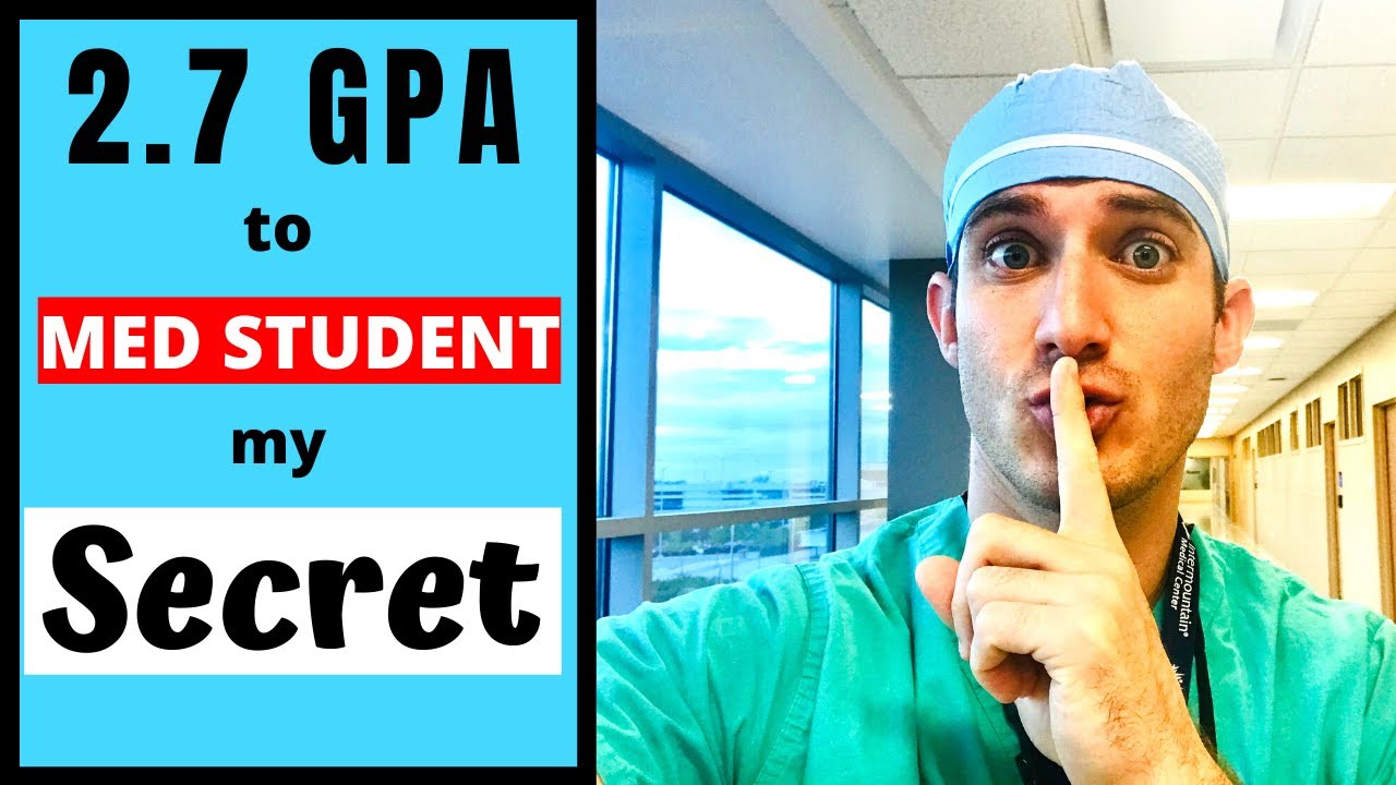 Как поступить в медицинский вуз с НИЗКИМ средним баллом/MCAT | МОЙ СЕКРЕТ и то, о чем вам не расс...