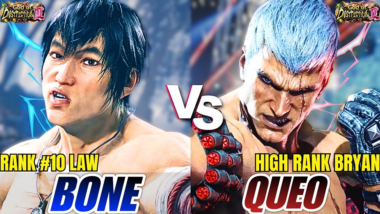 Tekken 8 - Bone (Law) vs Queo (Bryan) | High Level Ranked Matches