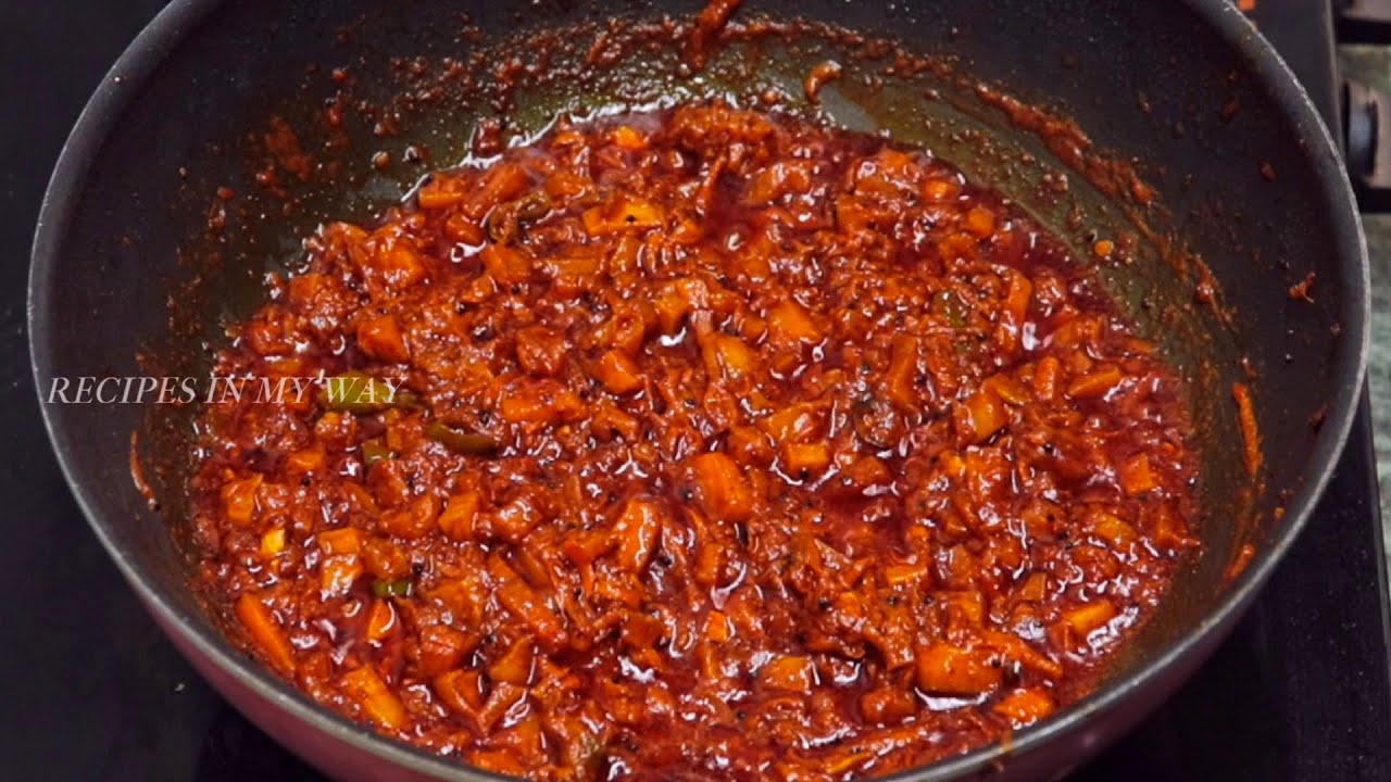 SIDE DISH FOR RICE - SIDE DISH FOR CHAPATHI - கேரட் உருளைக்கிழங்கு தொக்கு - CARROT POTATO PICKLE
