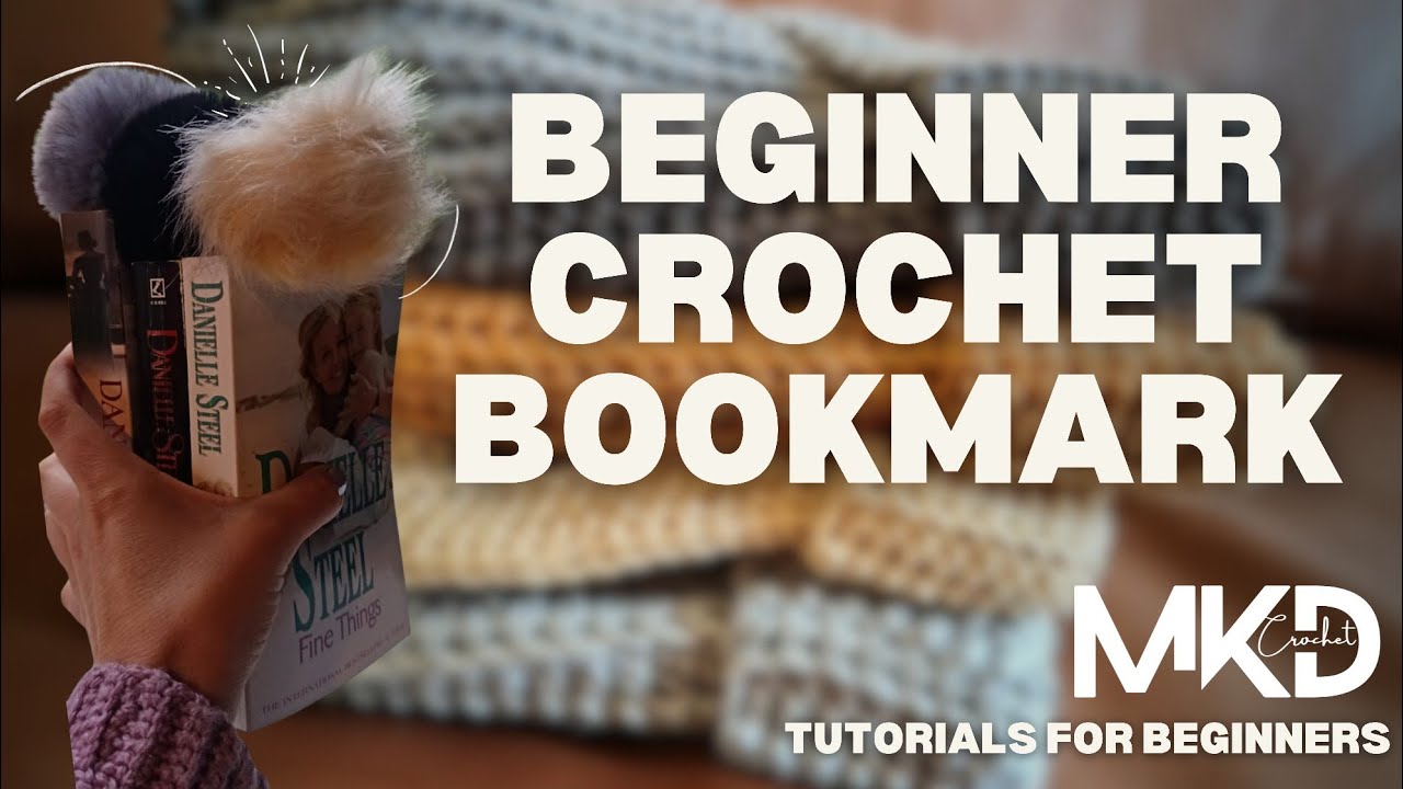 Crochet a Pompom Bookmark in 30 minutes |For Ultimate beginners 