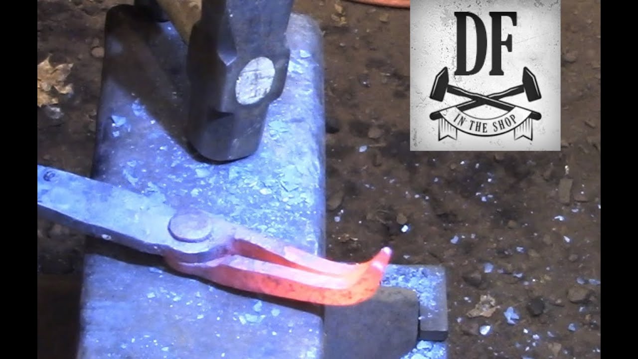 Forging Pickup Tongs - DF In The Shop