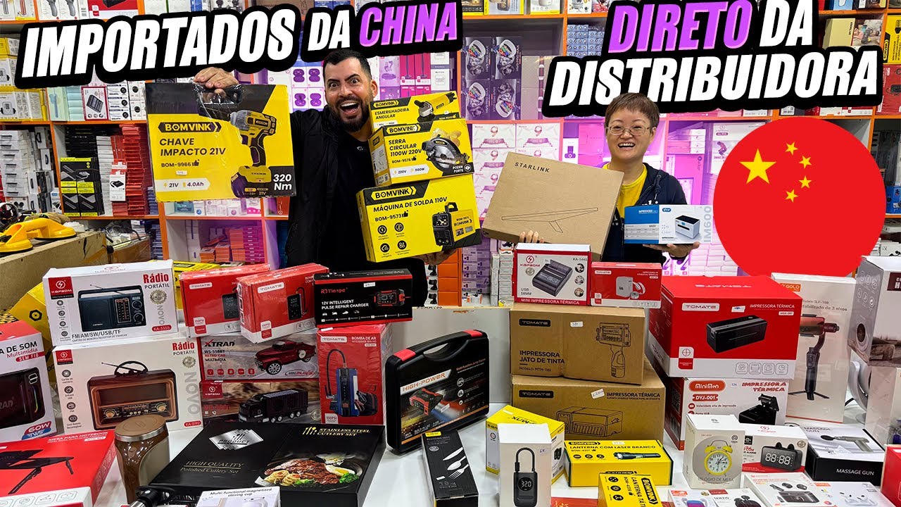 CHINESA DO BRÁS COM +3.500 PRODUTOS A PARTIR DE R$1,00! ELETRÔNICOS, FERRAMENTAS E UTILIDADES!
