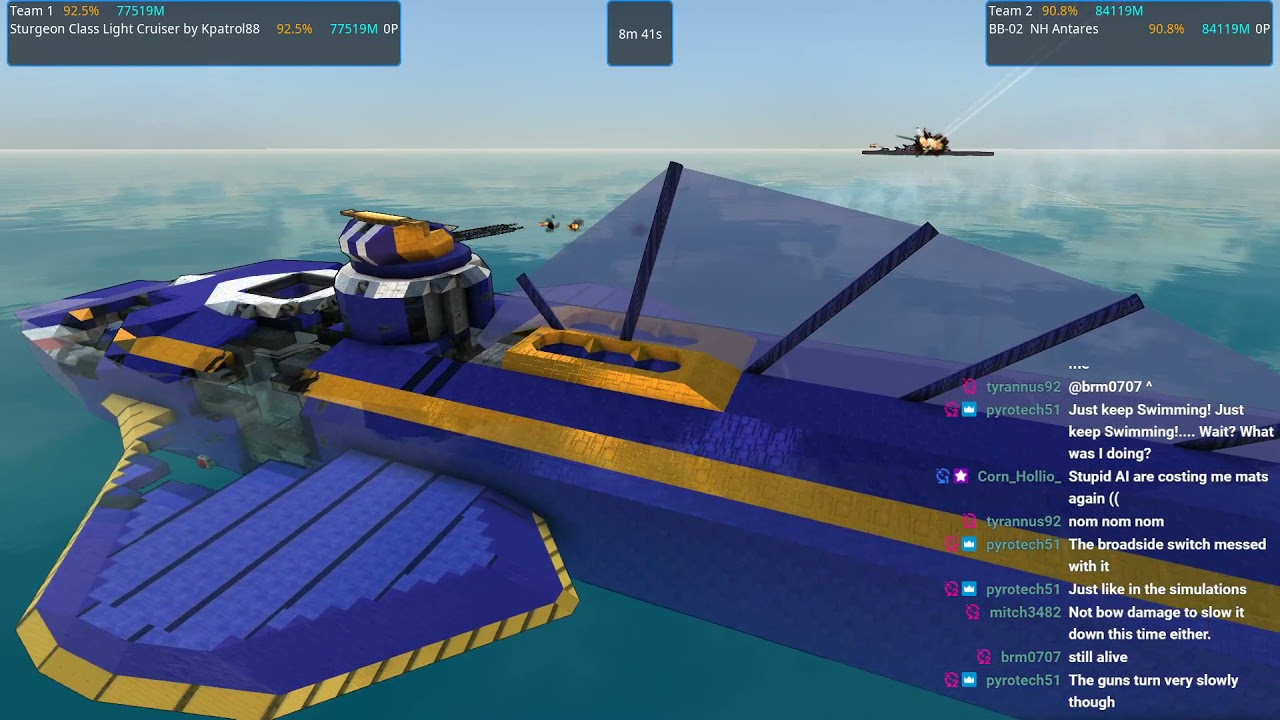 Battleship Brawl S6E68 Sturgeon vs Antares | From the Depths