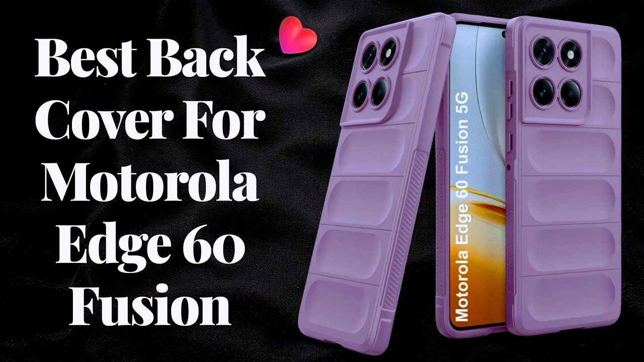 Motorola Edge 60 Fusion Best Back Cover Review 2026 🔥| Edge 60 Fusion Bubble Pattern Case Look Test