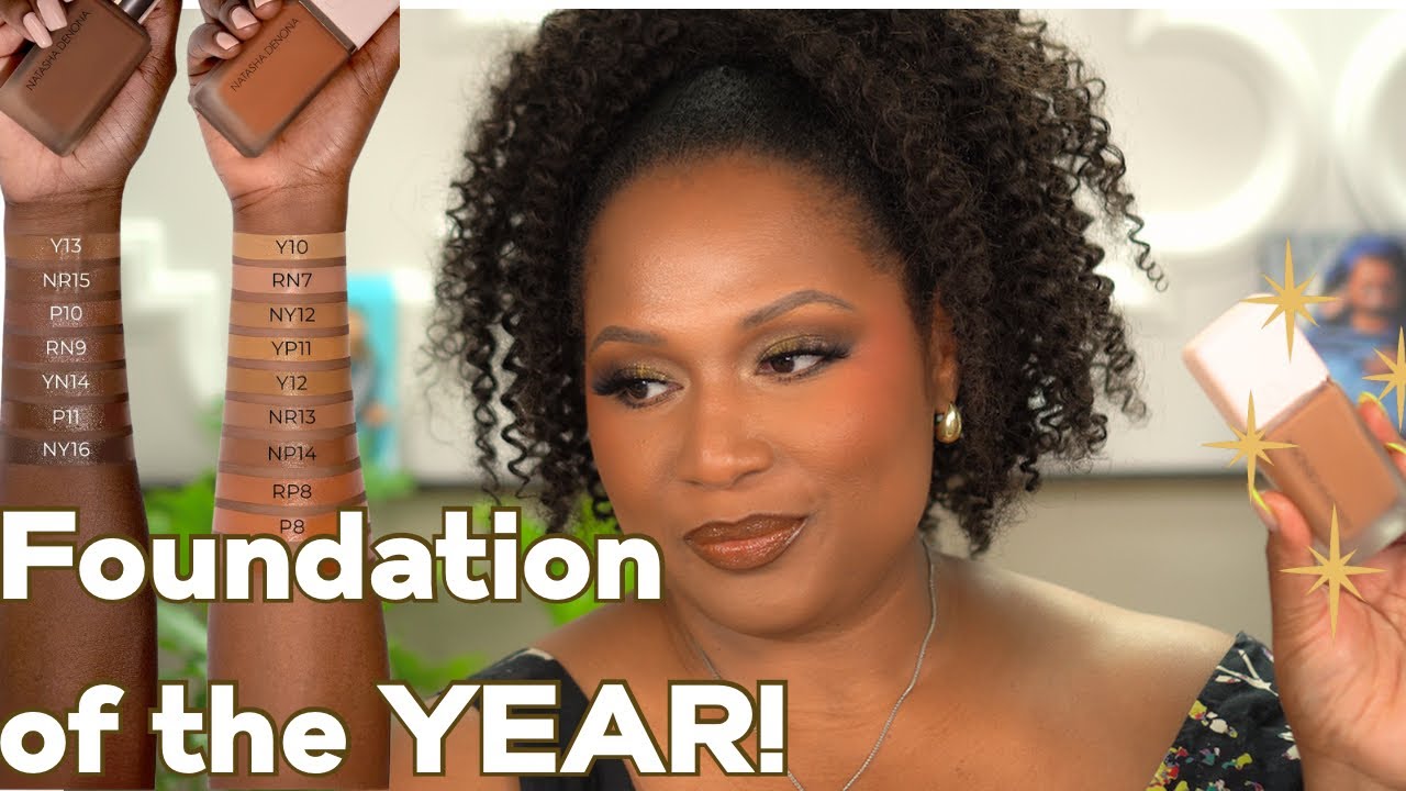 New! Natasha Denona Hy-Glam Foundation Hydrating & Blurring Luminous Longwear Serum Foundation