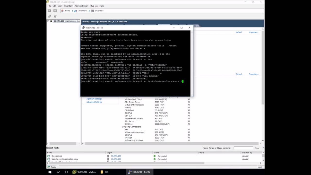 Vmware ESXi 6.0 patching ( works on all ESX versions)
