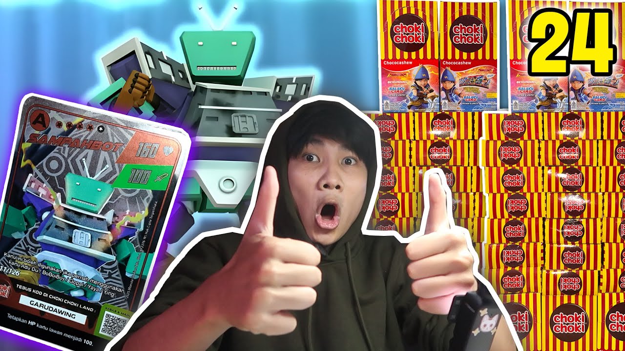 MENUJU KELENGKAPAN FASE PERTAMA SEASON 2! CHOKI CHOKI BOBOIBOY MONSTA GALAXY CARD! PART 24