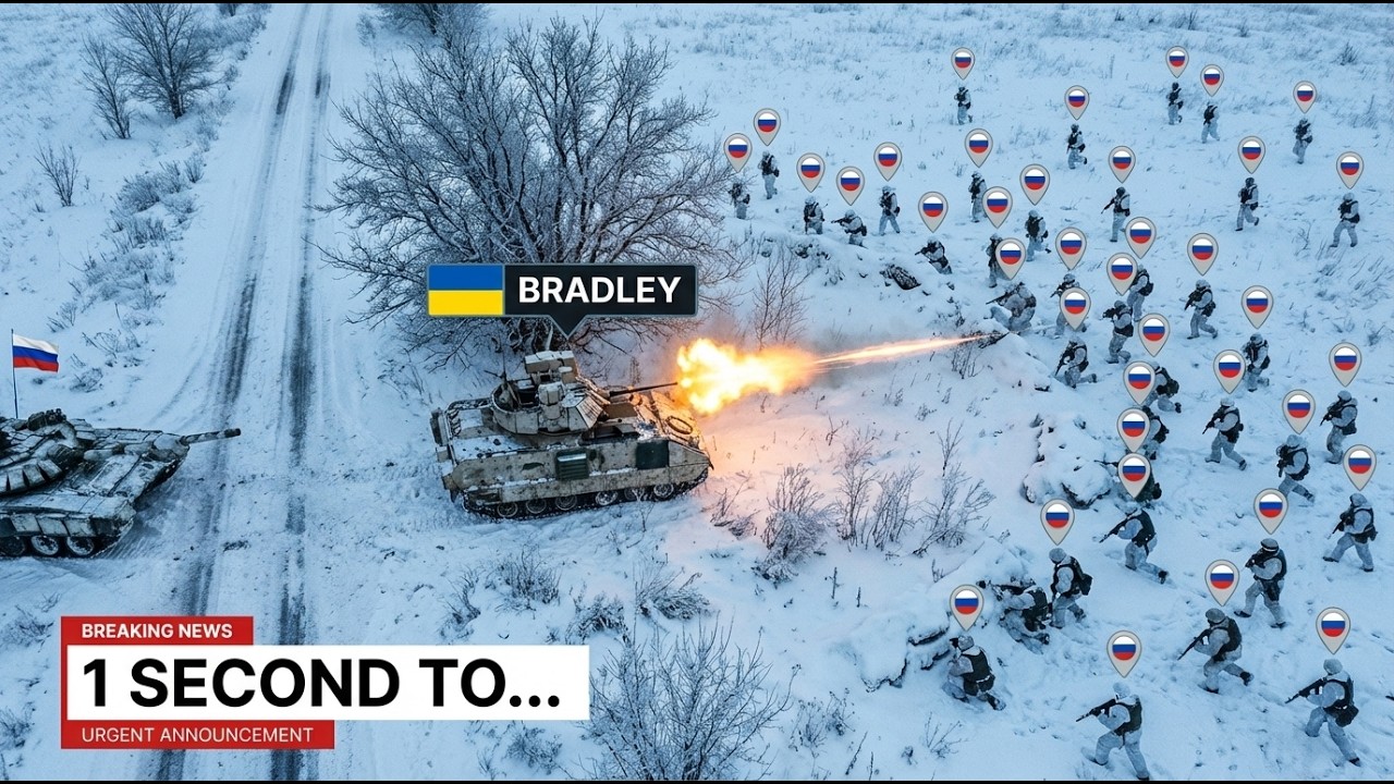 Украинский БМП «Брэдли» окружен крупной российской бригадой — и тут произошло ВОТ ЭТО...