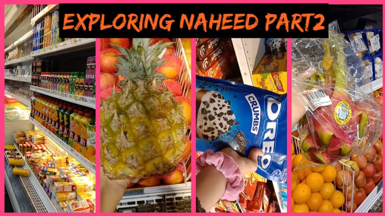 Exploring Naheed part2...dragon fruit, mini pineapples aur Kia dekha?? #shopping #grocery #vlog