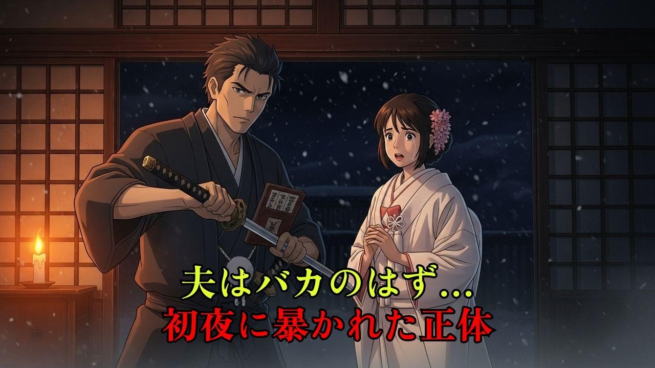 誰も助けない貧しい娘を救ったバカな下僕。初夜に明かされた