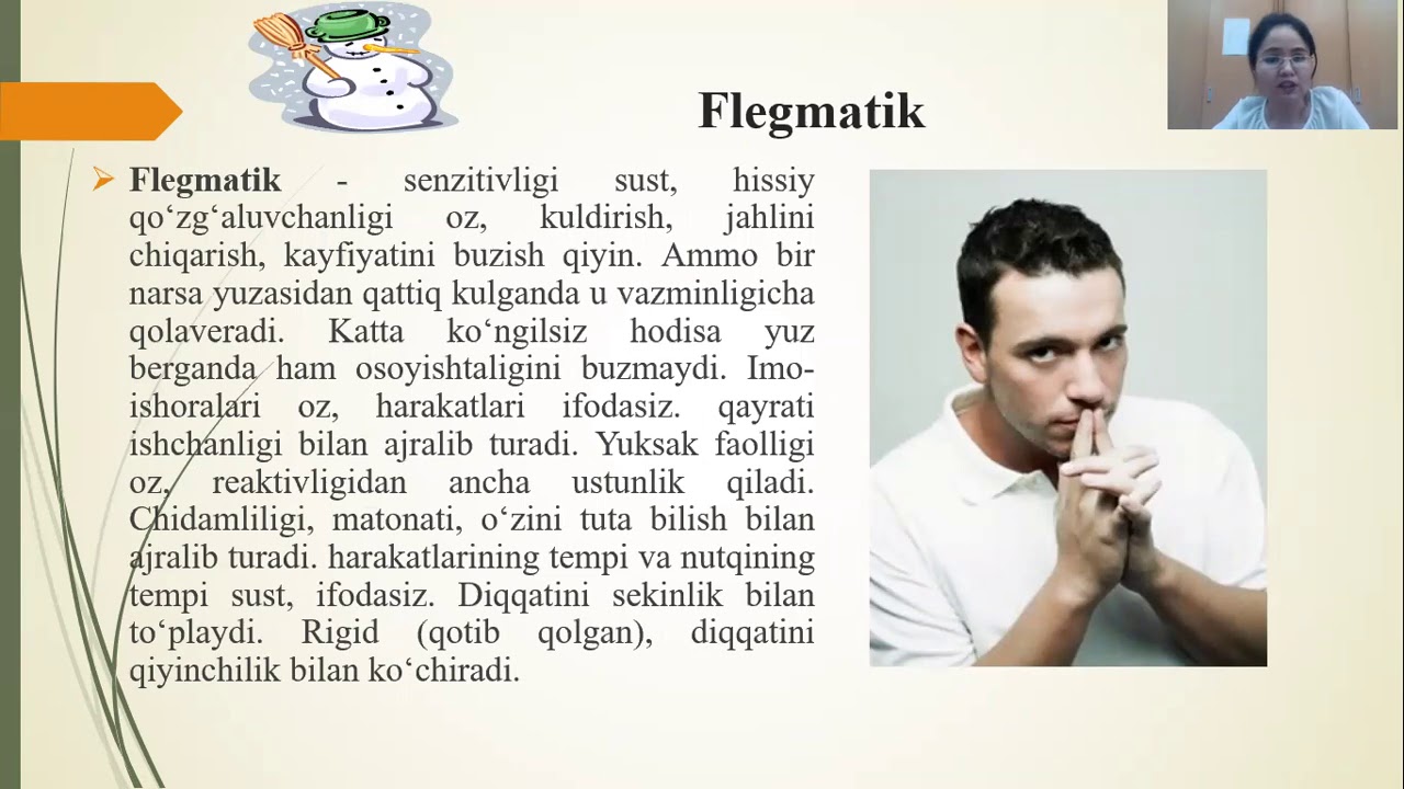 3-mavzu. Temperament. Xarakter. Qobiliyat | Damegul Arapbayeva