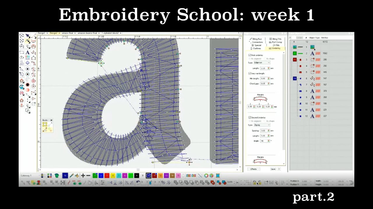 Week 1- part 2 How to digitize a text logo: Part 2