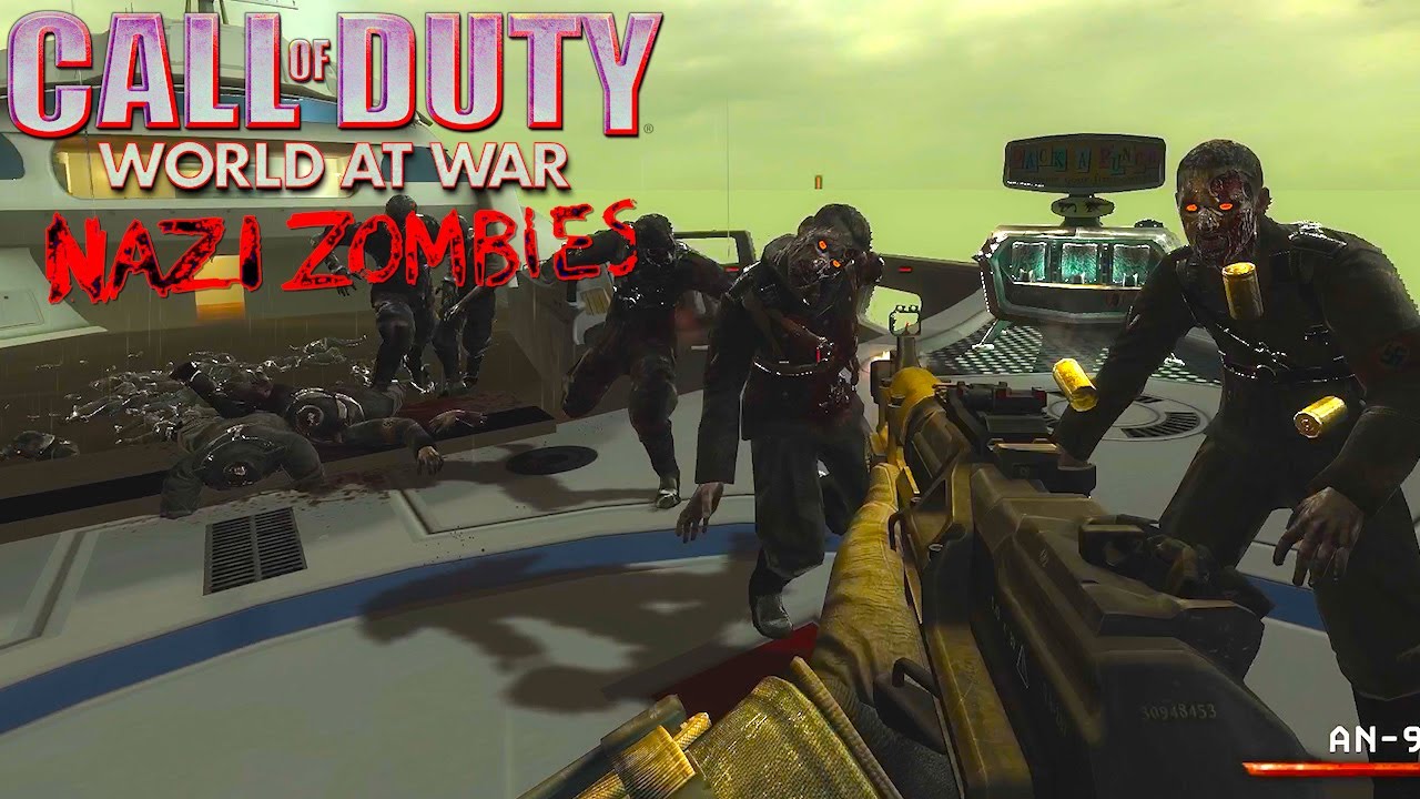WORLD AT WAR ZOMBIES CUSTOM MAP - HIJACKED GAMEPLAY (NO COMMENTARY)