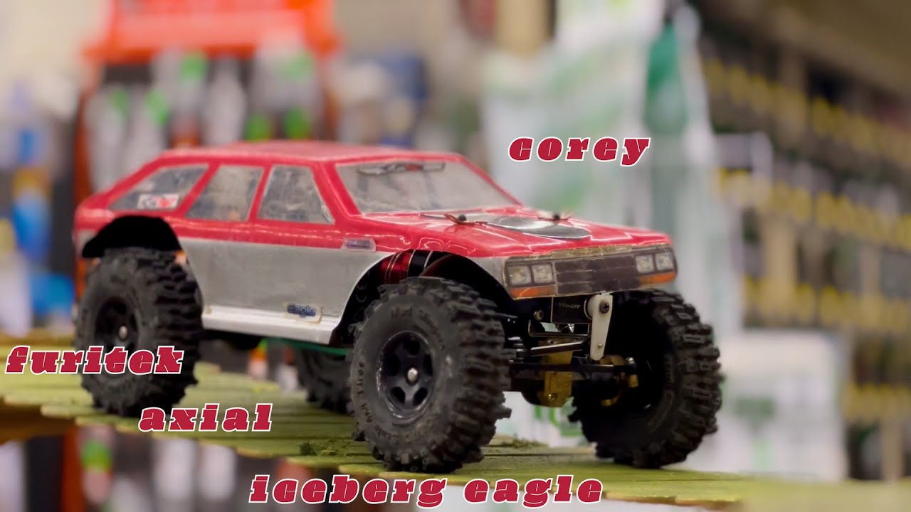 Axial Iceberg Eagle SCX24 FURITEK Crawling at NANKIN HOBBY Southgate mi