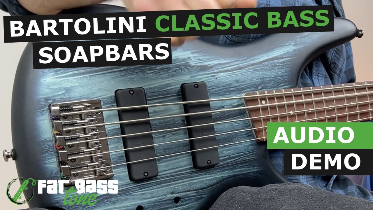 Bartolini Classic Bass Soapbar Pickups Demo
