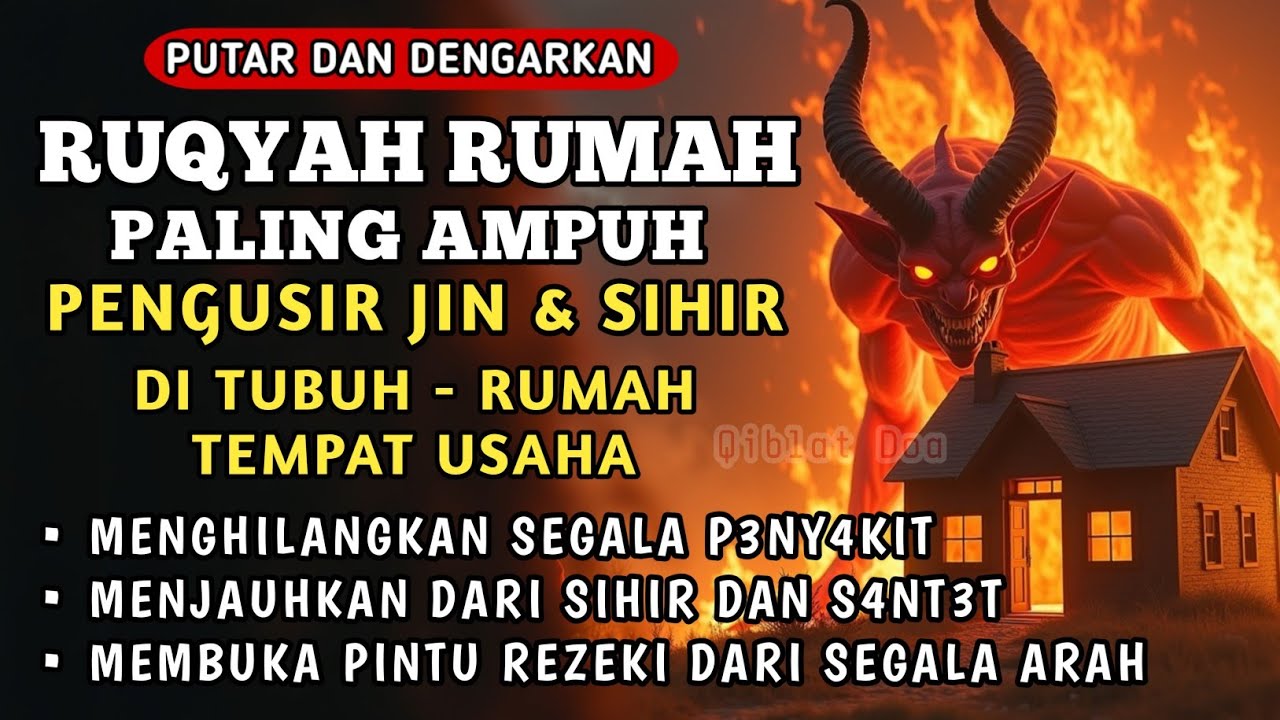 RUQYAH RUMAH PENGUSIR JIN & SIHIR DI RUMAH & TUBUH, PENENANG HATI & FIKIRAN | ALAA AQEL
