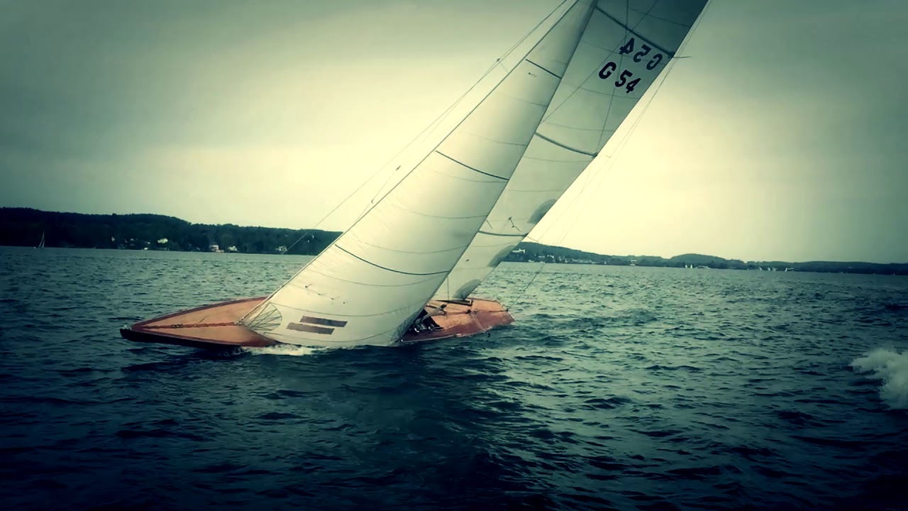 40er Schärenkreuzer G54 auf dem Starnbergersee unterwegs...