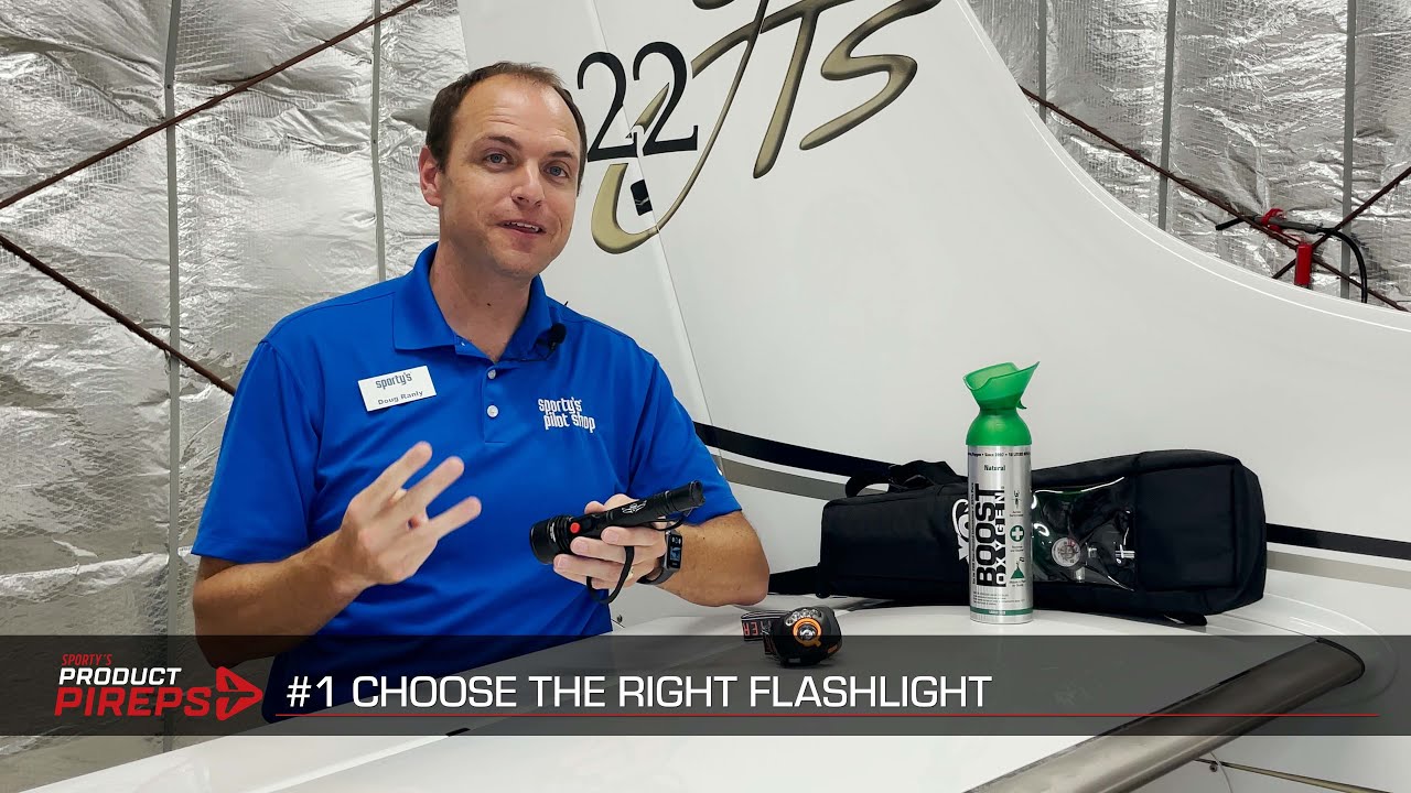 Three Pilot Hacks for Night Flying - flashlights, headlamps, and oxygen