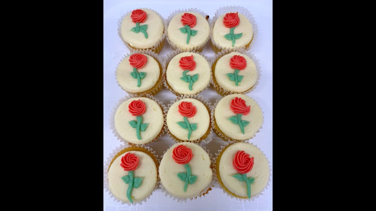 Easy buttercream rose 🌹