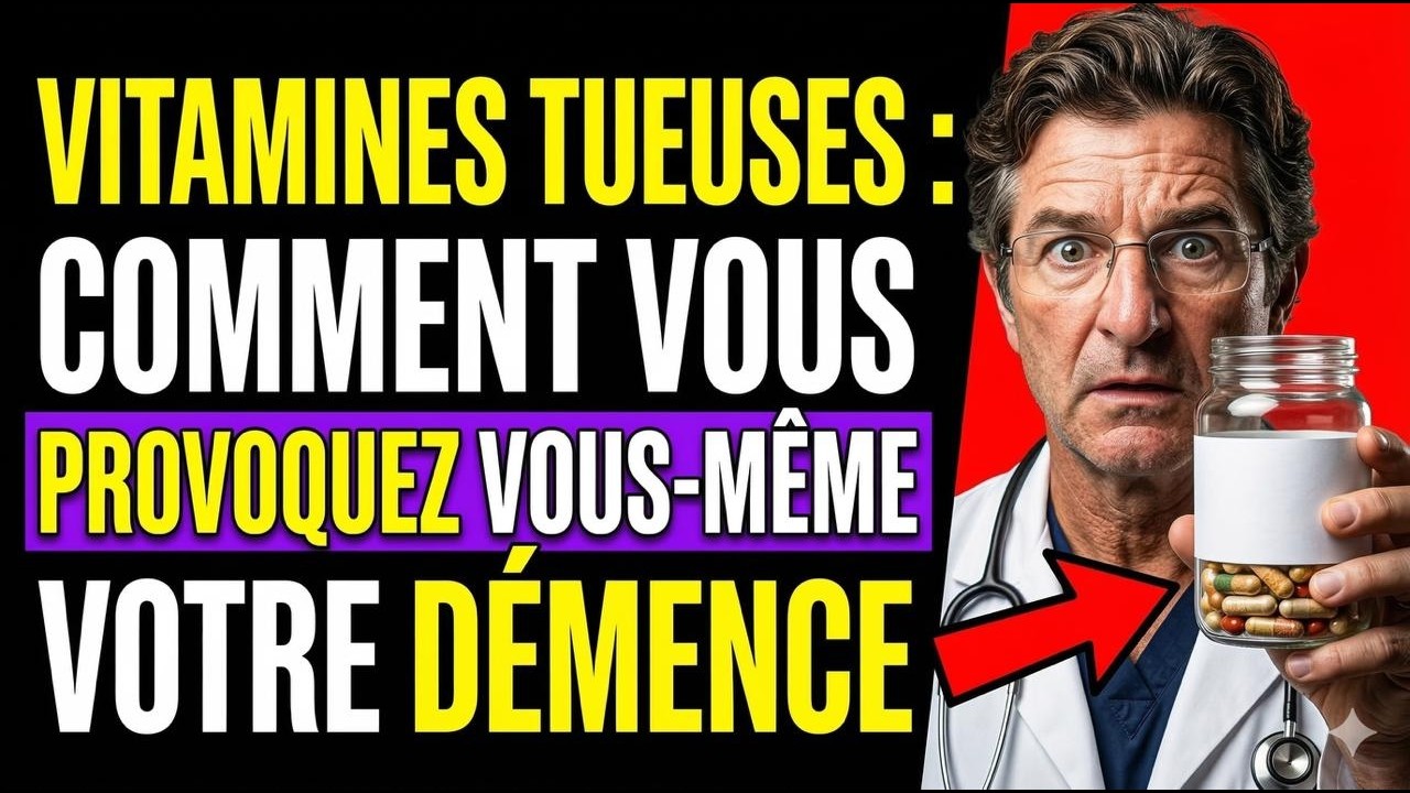 CERVEAU EN DANGER : 5 vitamines à bannir après 60 ans
