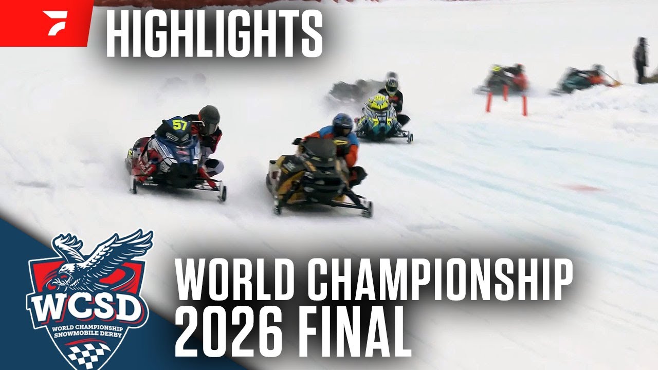 63rd World Championship Snowmobile Derby Final at Eagle River 1/18/26 | Highlights
