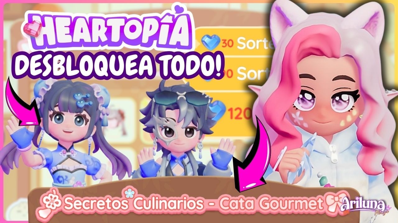 DESBLOQUEA TODOS los SECRETOS CULINARIOS! 😱 Como FUNCIONA? en HEARTOPIA
