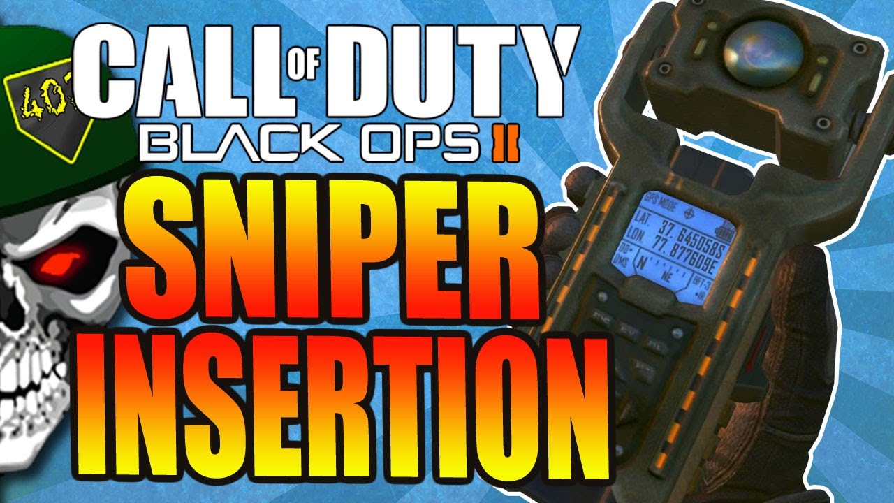 Call Of Duty Black Ops 2 - Quickscoping Snipers w/ Tactical Insertions Gameplay! Peacekeeper Gun