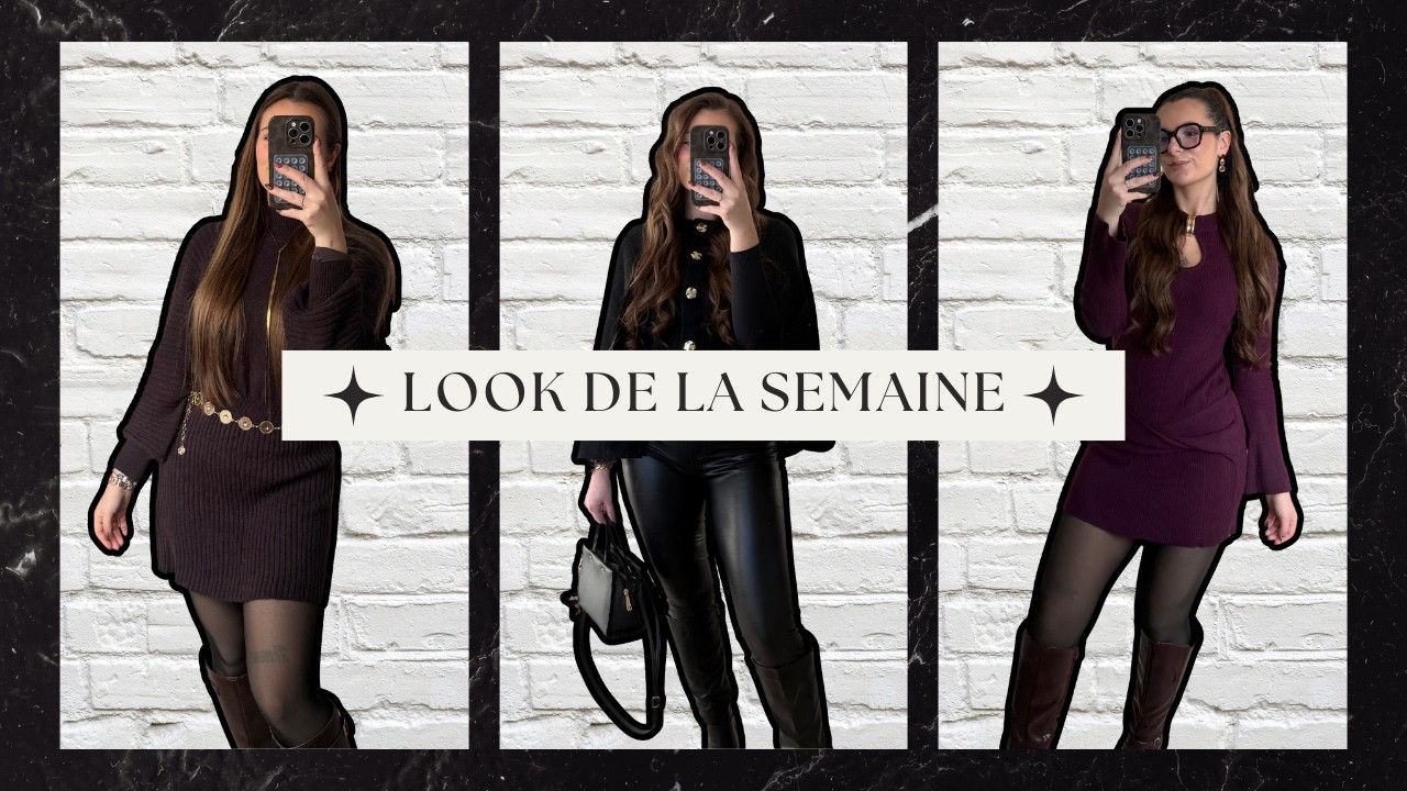 👚🔥 MES TENUES DE LA SEMAINE 😍 5 LOOKS CANONS + UN PEU DE BLABLA ✨
