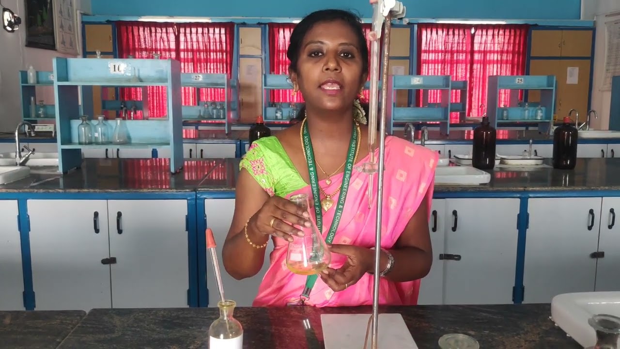 Determination of chloride content in water sample by argentometric method