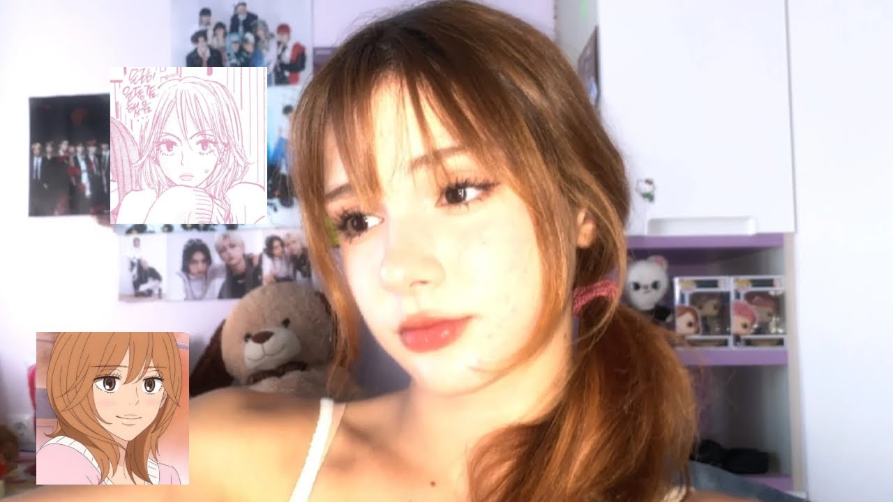 Ayane Yano inspired makeup ~ Shoujo girl makeup tut on acne skin🌸