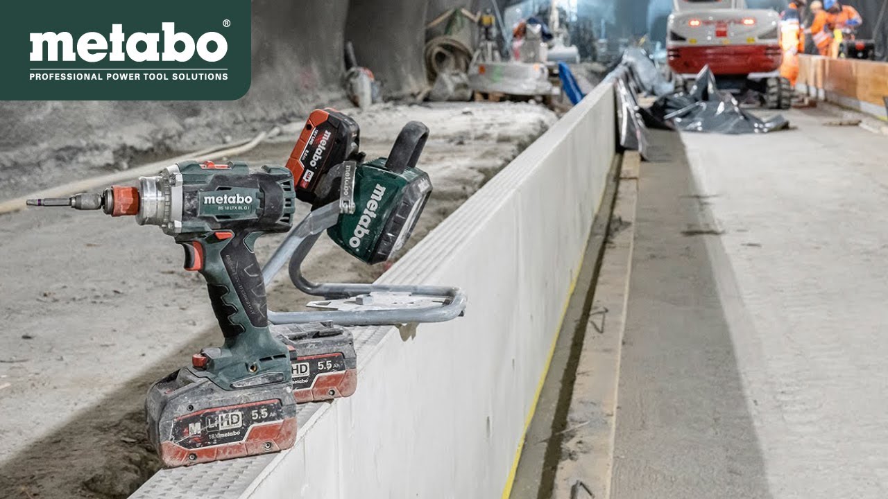 Tools for the Top of Europe - Metabo in action at Frutiger.