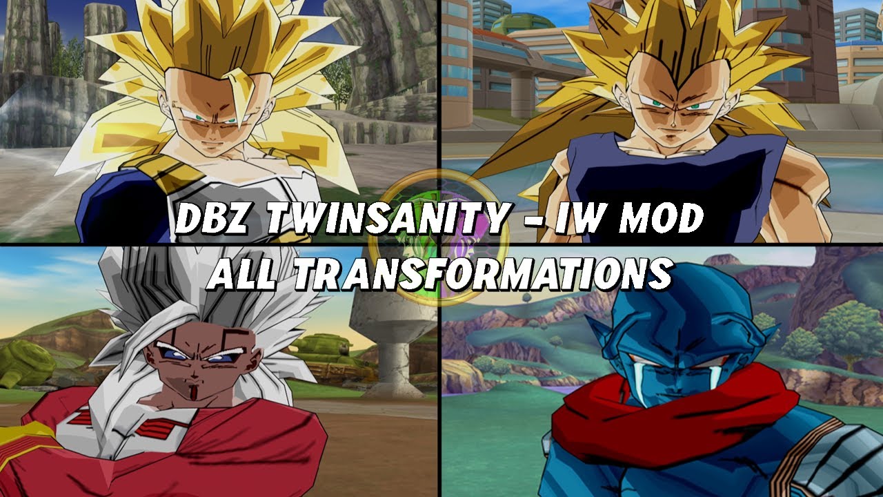 🎬Dragon Ball Z: Twinsanity | Infinite World  MOD  PS2 | All Trasformations (2024)